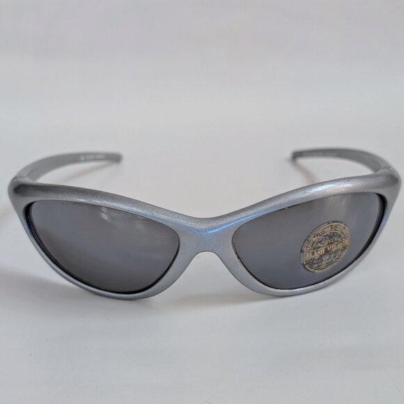 NWT Vintage 90's PC Rectangle Sporty Sunglasses (S. Silver) - Picture 1 of 5